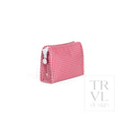 ROADIE MEDIUM Zip Pouch - GINGHAM RED *backorder due 7/15 - Travel Pouches