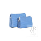 ROADIE MEDIUM Zip Pouch - GINGHAM ROYAL - Travel Pouches