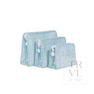 ROADIE MEDIUM Zip Pouch - PETITE FLEUR BLUE - Travel Pouches