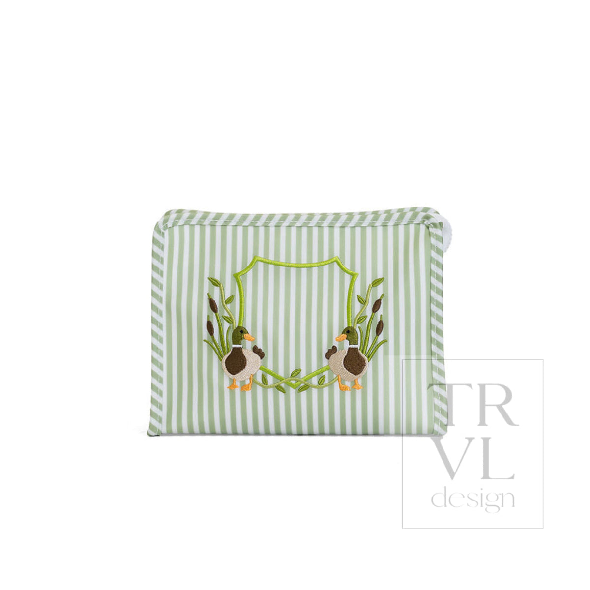 ROADIE MEDIUM Zip Pouch - PIMLICO DUCK SAGE - Travel Pouches