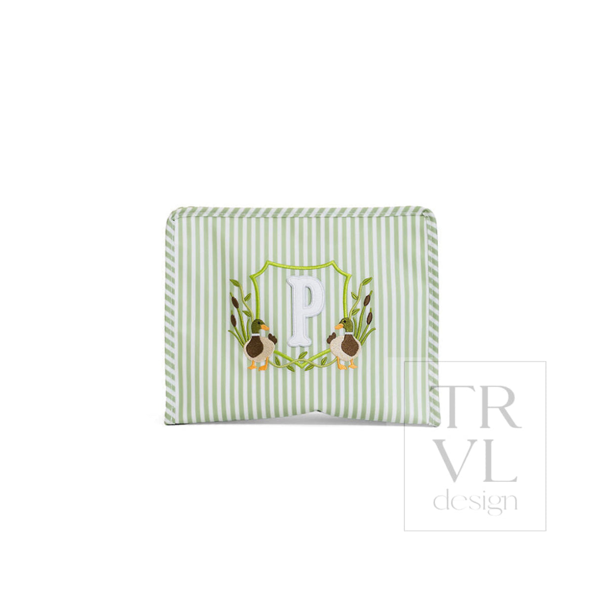 ROADIE MEDIUM Zip Pouch - PIMLICO DUCK SAGE - Travel Pouches