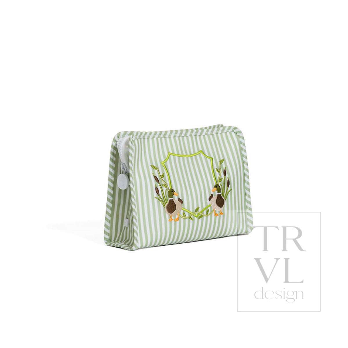 ROADIE MEDIUM Zip Pouch - PIMLICO DUCK SAGE - Travel Pouches