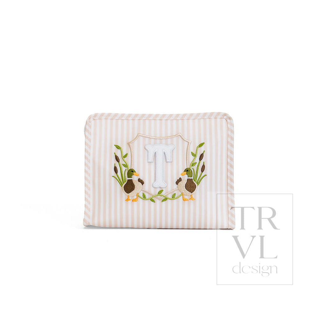 ROADIE MEDIUM Zip Pouch - PIMLICO DUCK SAND - Travel Pouches