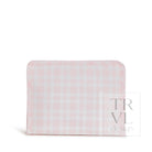 Roadie Medium - Pimlico Plaid Pink Zip Pouch *New! Travel Pouches