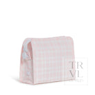 Roadie Medium - Pimlico Plaid Pink Zip Pouch *New! Travel Pouches