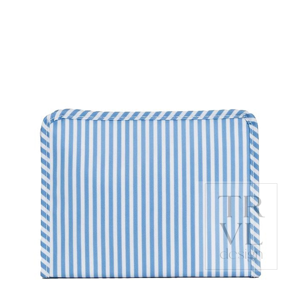 ROADIE MEDIUM Zip Pouch - PIMLICO STRIPE CHAMBRAY - Travel Pouches