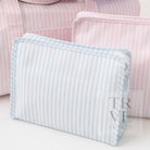 ROADIE MEDIUM Zip Pouch - PIMLICO STRIPE PINK - Travel Pouches