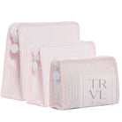 ROADIE MEDIUM Zip Pouch - PIMLICO STRIPE PINK - Travel Pouches