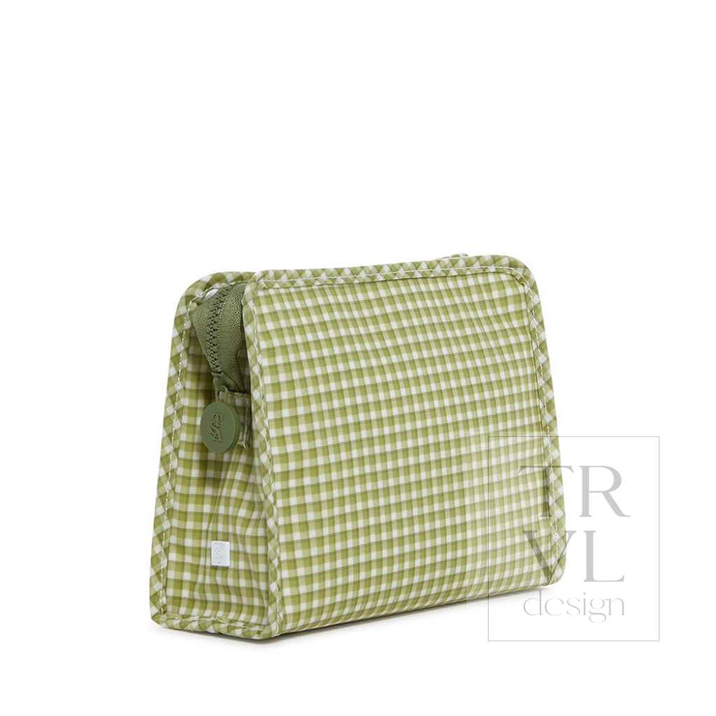 Roadie Medium - Rodeo Check Cactus Zip Pouch Travel Pouches