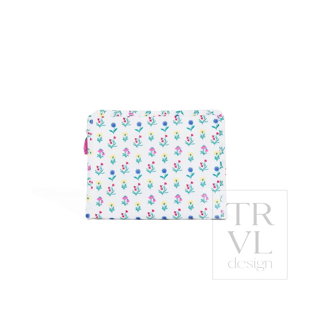 ROADIE MEDIUM Zip Pouch - WILD FLOWER - Travel Pouches