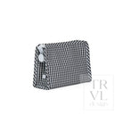 ROADIE SMALL - GINGHAM BLACK - Travel Pouches
