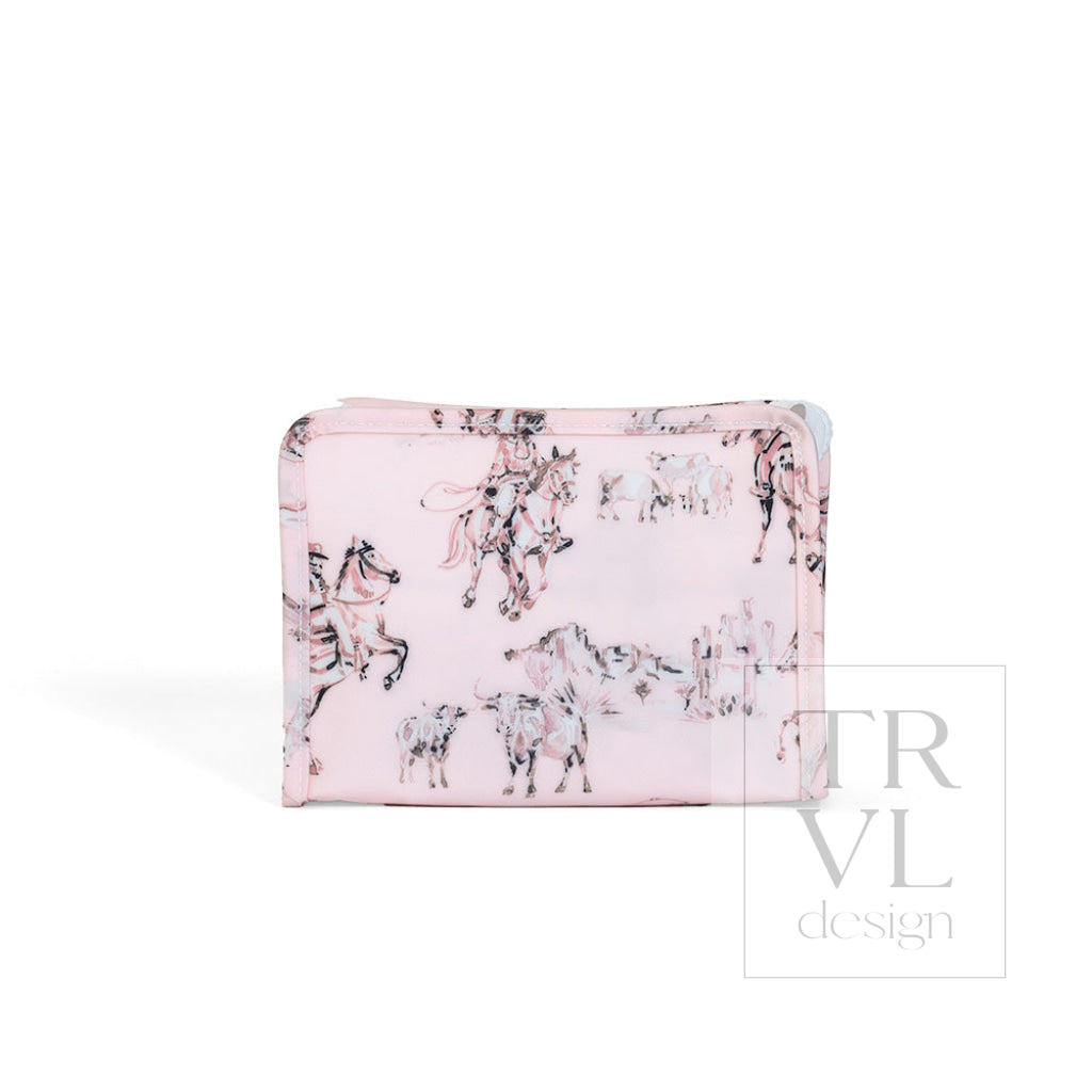ROADIE SMALL Zip Pouch - COWGIRL TOILE - Travel Pouches