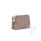 ROADIE SMALL Zip Pouch - GINGHAM COCO - Travel Pouches