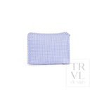 ROADIE SMALL Zip Pouch - GINGHAM LILAC - Travel Pouches