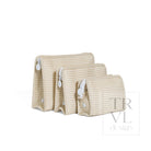 ROADIE SMALL Zip Pouch - GINGHAM NEW KHAKI 3 - Travel Pouches