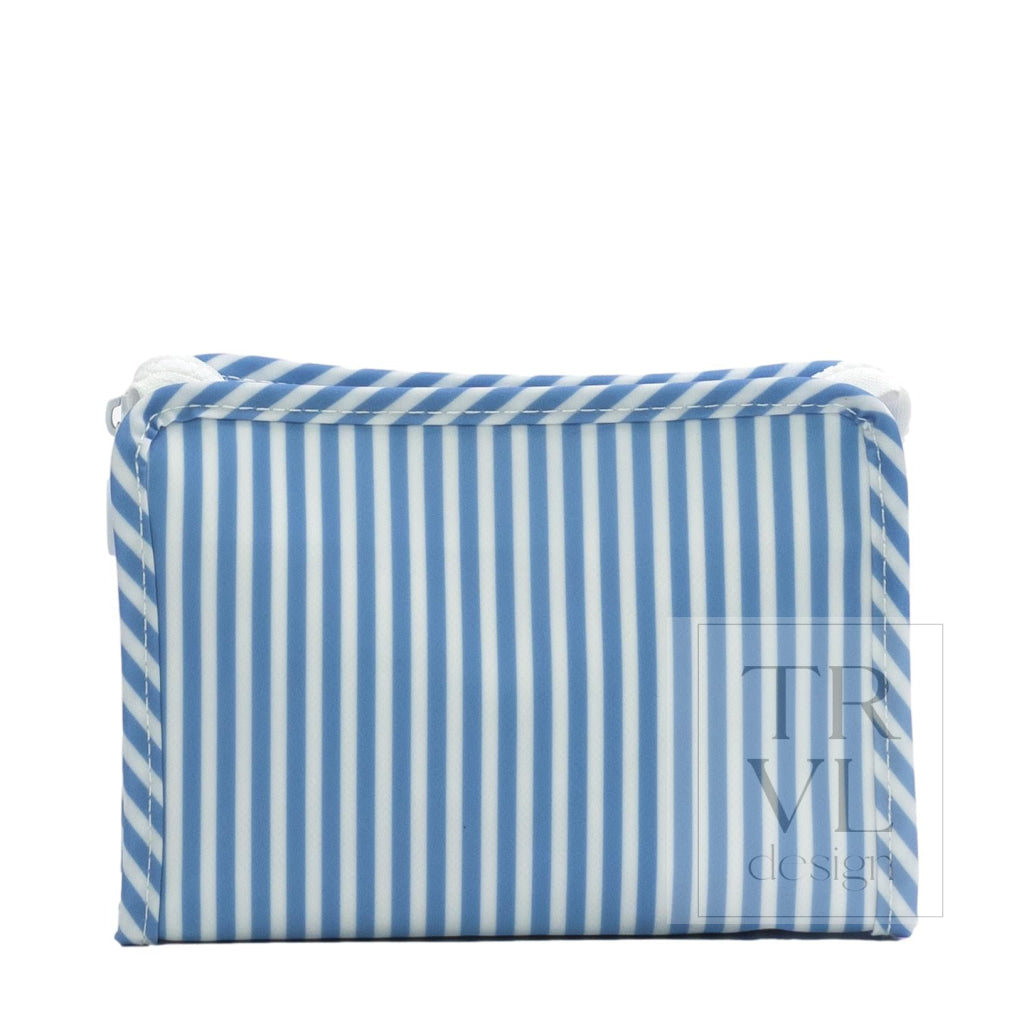ROADIE SMALL Zip Pouch - PIMLICO STRIPE CHAMBRAY - Travel Pouches