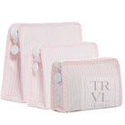 ROADIE SMALL Zip Pouch - PIMLICO STRIPE PINK - Travel Pouches