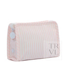 ROADIE SMALL Zip Pouch - PIMLICO STRIPE PINK - Travel Pouches