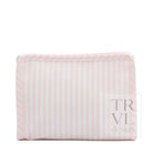 ROADIE SMALL Zip Pouch - PIMLICO STRIPE PINK - Travel Pouches