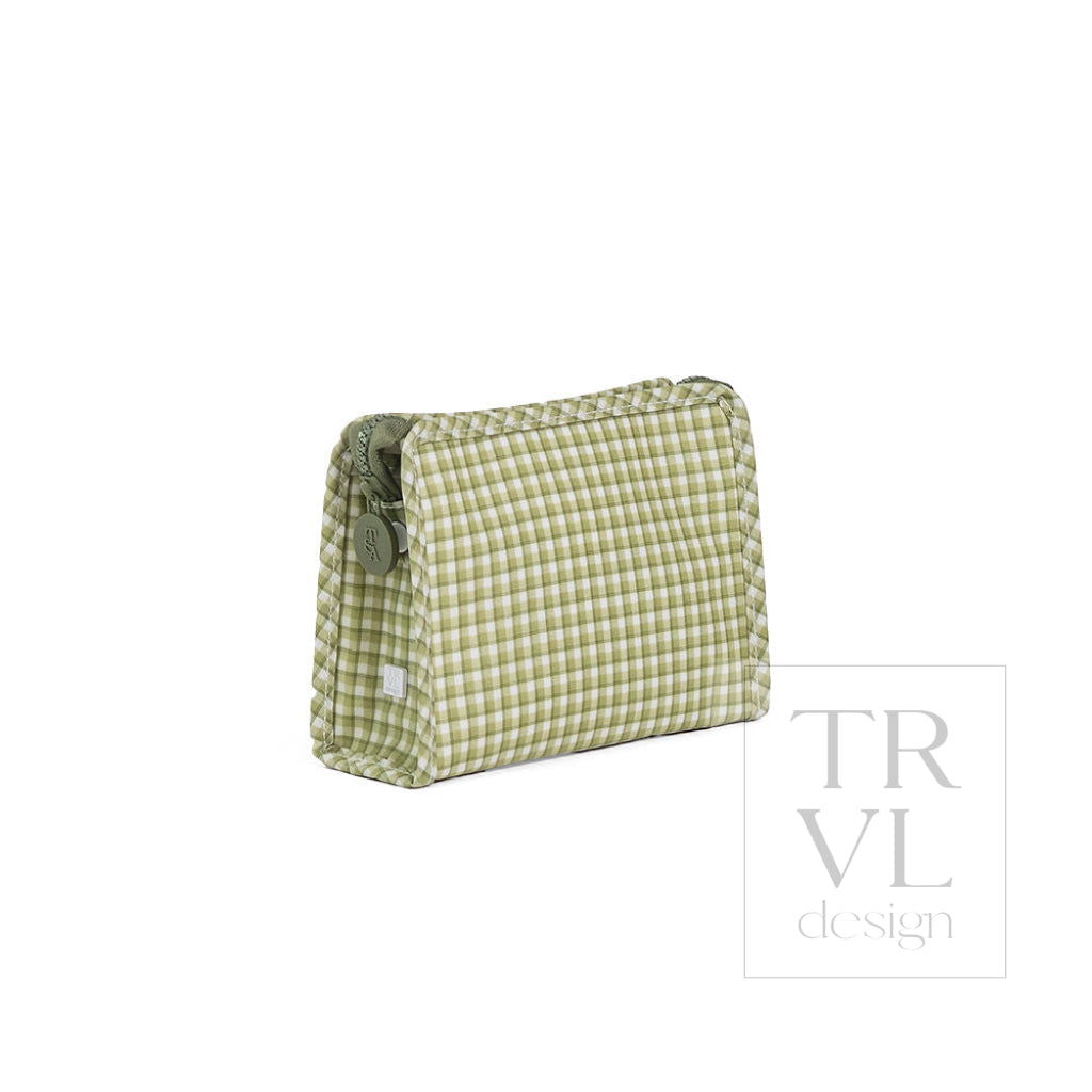 ROADIE SMALL Zip Pouch - RODEO CHECK CACTUS - Travel Pouches