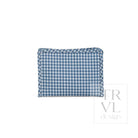 ROADIE SMALL Zip Pouch - RODEO CHECK INDIGO - Travel Pouches