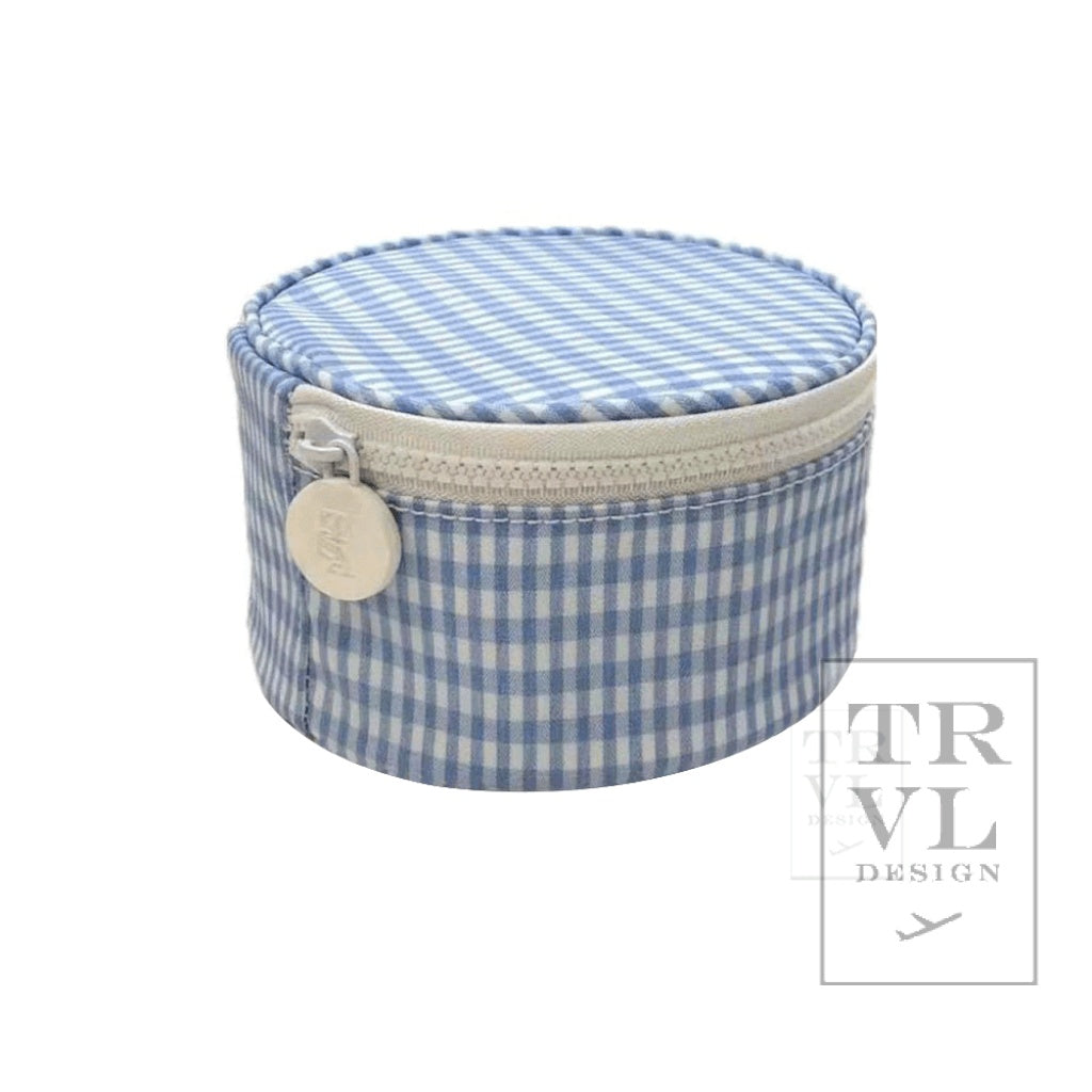 ROUNDUP JEWEL CASE - GINGHAM MIST