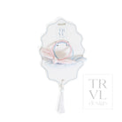Signature Hair Accessories - Bow Elastic Set 2 - Pre pack 3 - Stripe Pink + Blue - Hair Accessories