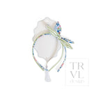 Signature Hair Accessories - Bow Headband Set 2 -Pre Pack of 3 - Bridgehampton Floral (with Sage Stripe) - Hair