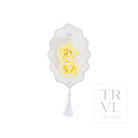 Signature Hair Accessories - Flower Clip Set 2 - Pre pack 2 - Gingham Buttercup - Hair Accessories