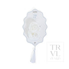 Signature Hair Accessories - Flower Clip Set 2 - Pre pack 2 - Gingham White - Hair Accessories