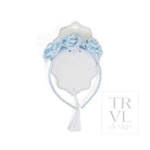 Signature Hair Accessories - Trio Flower Headband - Pre pack 2 - Gingham Mist - Hair Accessories