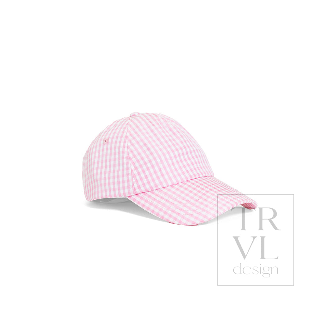 Signature Kids Ball Cap - Gingham Pink - Set 2 Prepack - Ball Cap