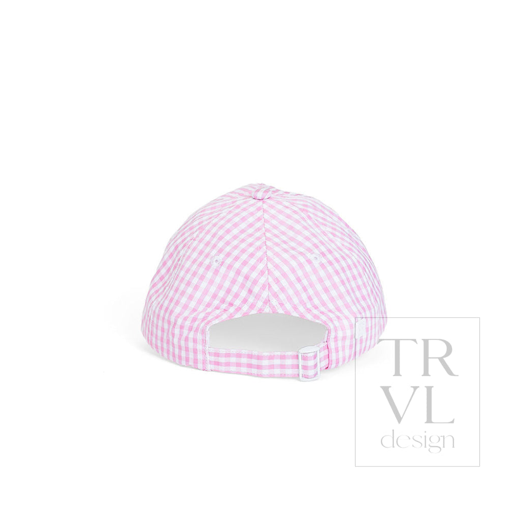 Signature Kids Ball Cap - Gingham Pink - Set 2 Prepack - Ball Cap