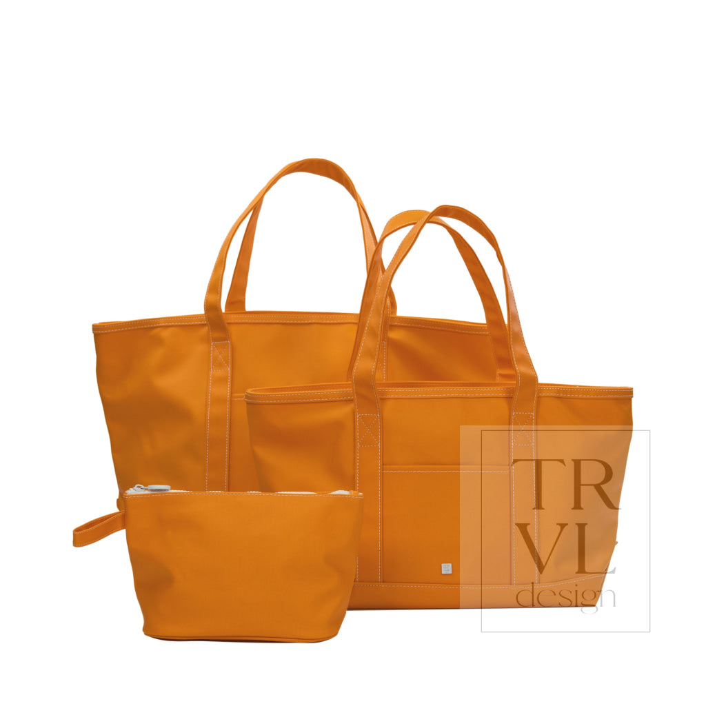 SKIPPER - COATED CANVAS ORANGE - Cosmetic & Toiletry Bags