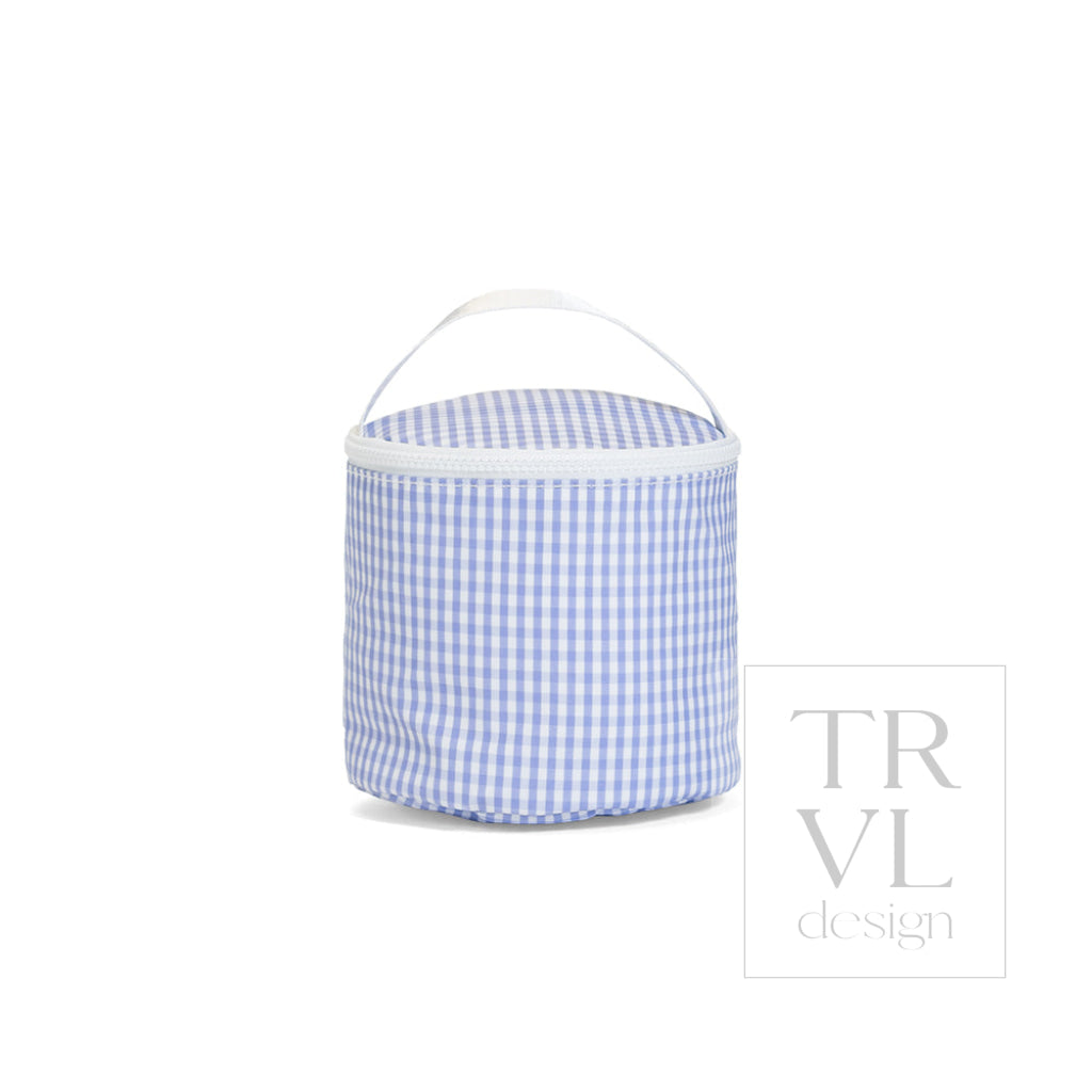 SNACK BAG - GINGHAM LILAC *4PC PRE-PACK - Snack Bag