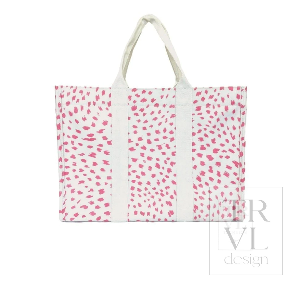 SPOT ON! LARGE TOTE - SPOT PINK