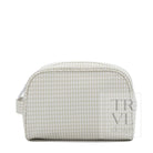 STOW IT Dopp Bag - GINGHAM PEARL GREY - Cosmetic & Toiletry Bags