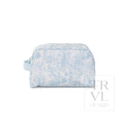 STOWAWAY Toiletry Bag - Bunny Toile Blue - Cosmetic & Toiletry Bags