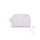STOWAWAY Toiletry Bag - Bunny Toile Pink - Cosmetic & Toiletry Bags