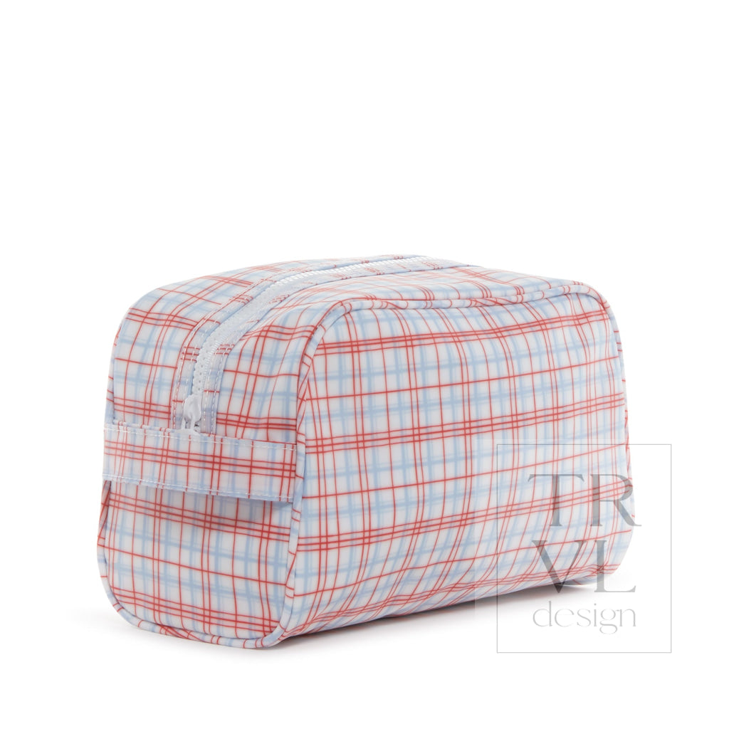 Stowaway - Toiletry Bag Classic Plaid Red Cosmetic & Toiletry Bags