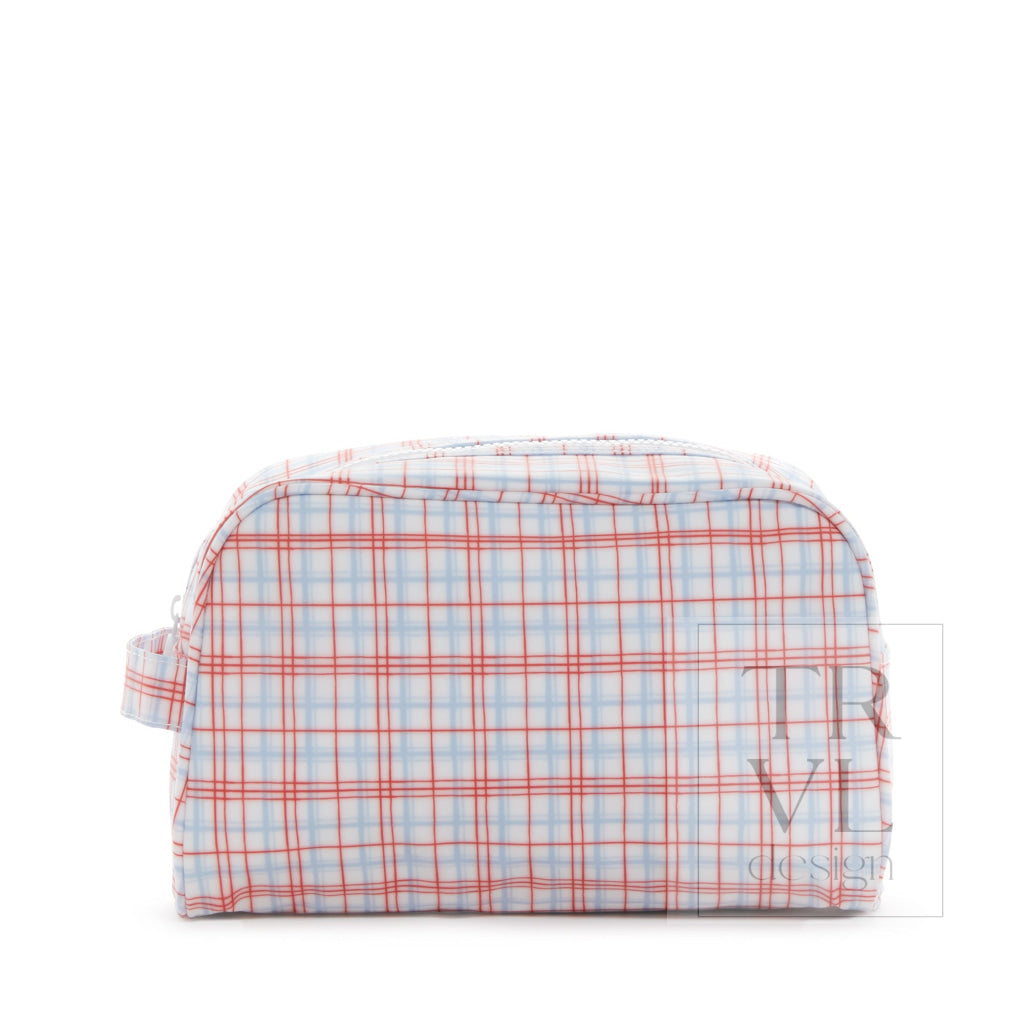 Stowaway - Toiletry Bag Classic Plaid Red Cosmetic & Toiletry Bags