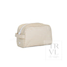 STOWAWAY Toiletry Bag - GINGHAM NEW KHAKI 3 - Cosmetic & Toiletry Bags
