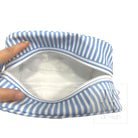 STOWAWAY Toiletry Bag - PIMLICO STRIPE CHAMBRAY - Cosmetic & Toiletry Bags