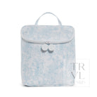 Take Away Lunch Bag - Insulated Bunny Toile Blue Lunch