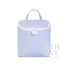 TAKE AWAY INSULATED LUNCH BAG - GINGHAM LILAC - Lunch Bags