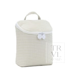 TAKE AWAY INSULATED LUNCH BAG - GINGHAM PEARL GREY - Lunch Bags