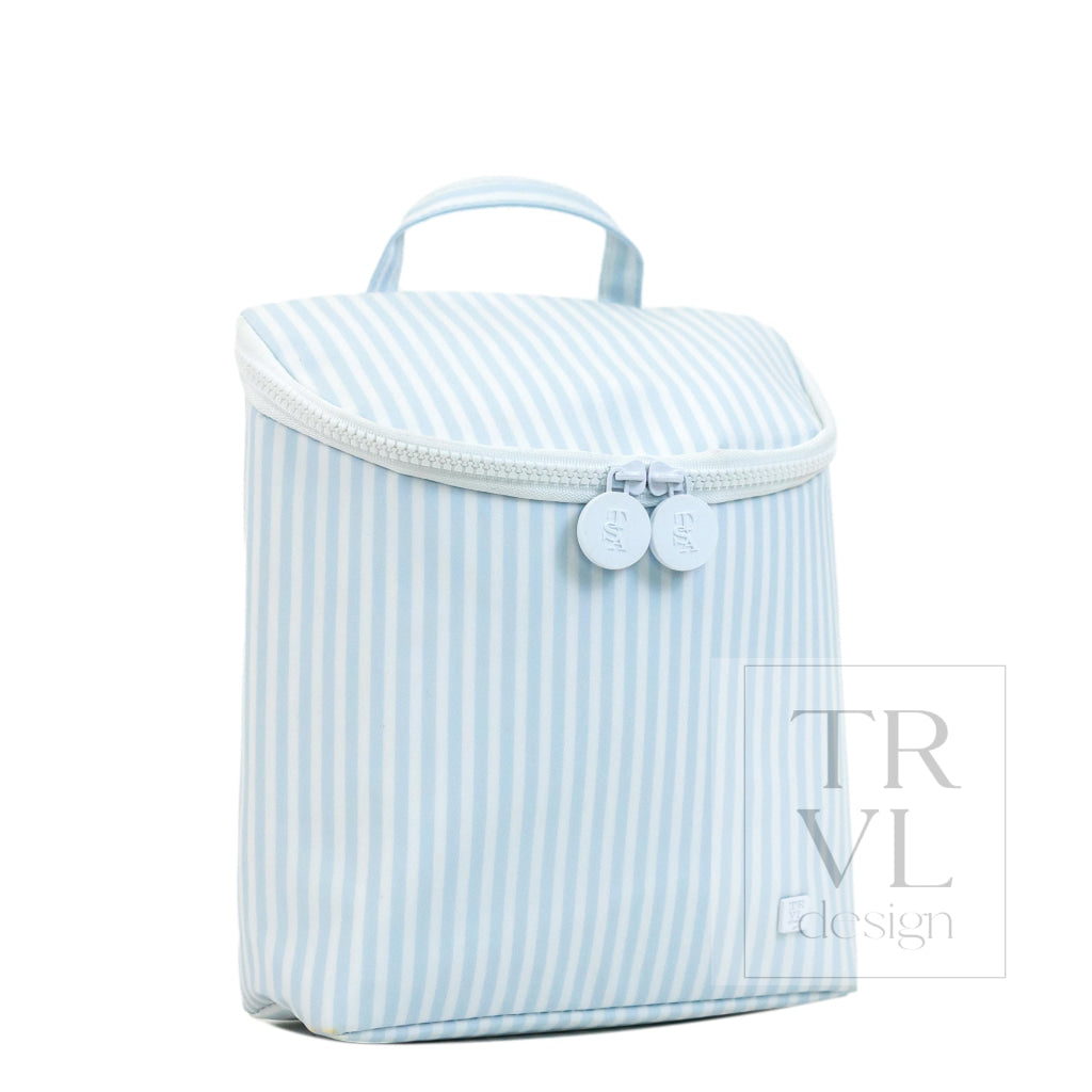 TAKE AWAY INSULATED LUNCH BAG - PIMLICO STRIPE BLUE - Lunch Bags