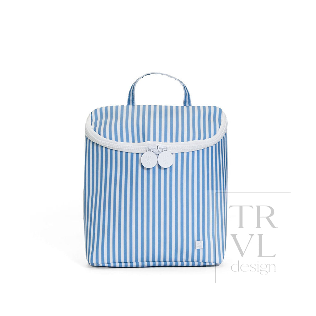TAKE AWAY INSULATED LUNCH BAG - PIMLICO STRIPE CHAMBRAY - Lunch Bags