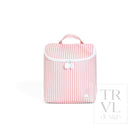 TAKE AWAY INSULATED LUNCH BAG - PIMLICO STRIPE DUSTY ROSE - Lunch Bags