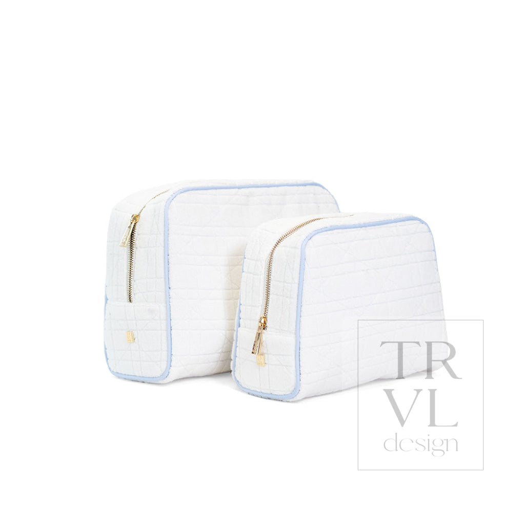 TERRY CANING DUO DOME SET - Cosmetic & Toiletry Bags
